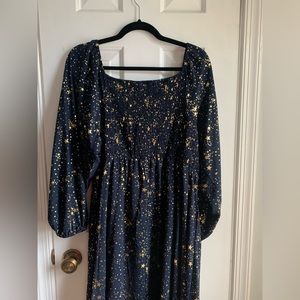 BloomChic Gold Star Maxi Dress Size 14/16